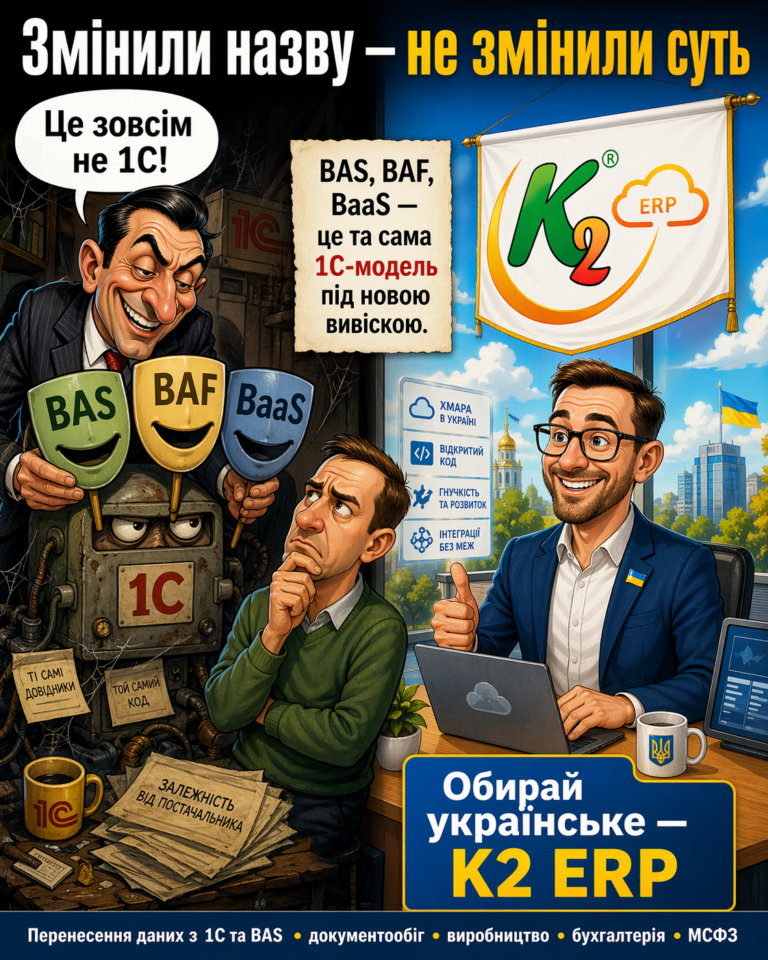BAS, BaaS, BAF: нова етикетка на старій 1С — називаємо речі іменами