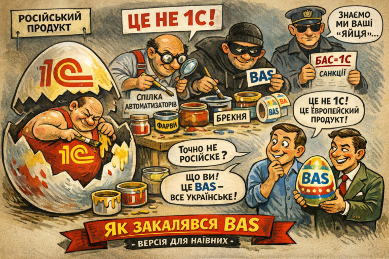 BAS на Великдень: як 1С фарбували — і чому це не «новий продукт»