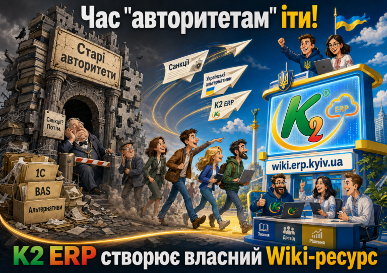 K2 ERP будує власний Wiki: коли «авторитетам» час іти