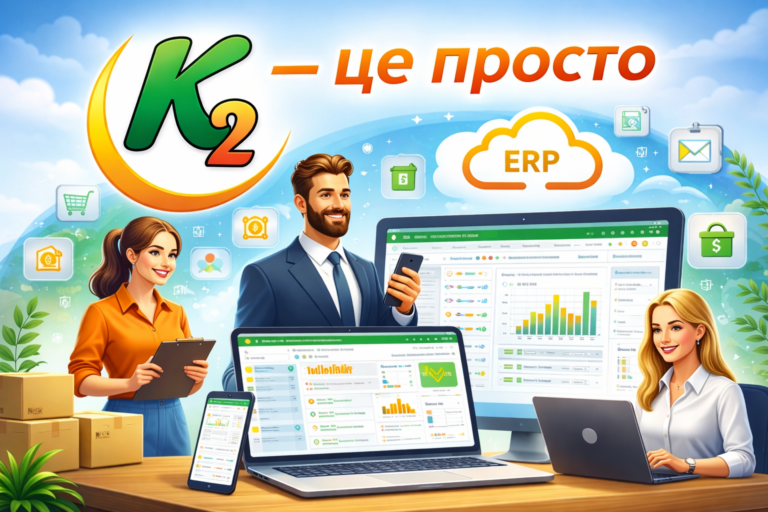 K2 ERP — просто: без RDP, без паніки, з Excel на старті