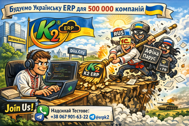 Python-розробник у K2 ERP: backend, який будує українську ERP