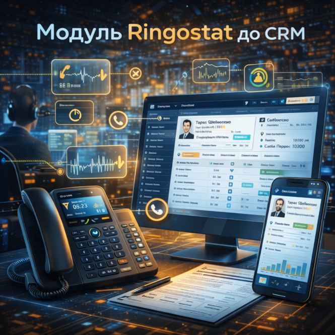 Ringostat + CRM K2 ERP: жоден дзвінок не губиться в ethernet 1 Ringostat для CRM
