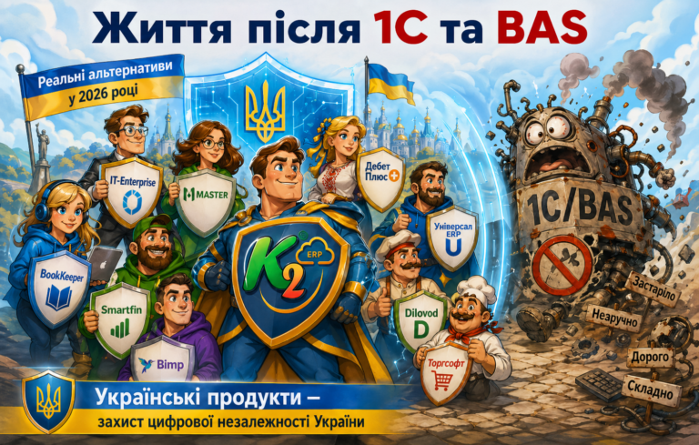 Життя після 1С/BAS у 2026: огляд українського ринку ERP без рожевих окулярів