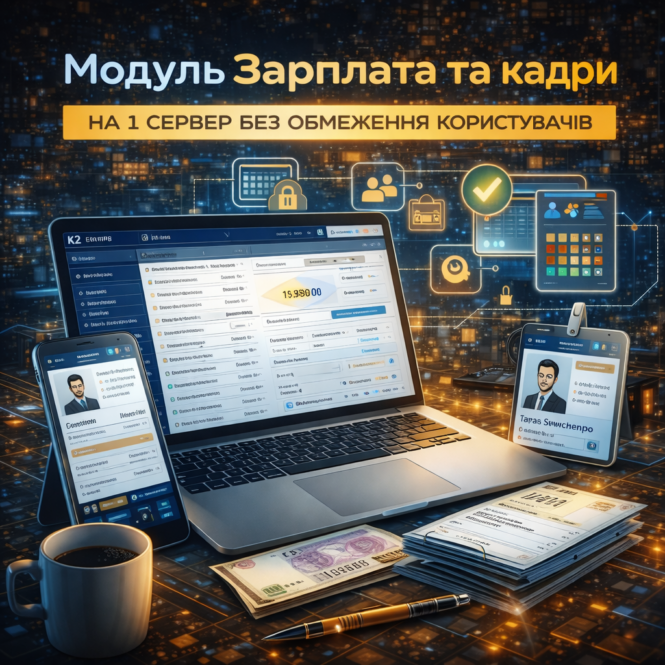 Зарплата та кадри K2 ERP — табелі без п’ятниці «закриємо вручну» 1 Зарплата та кадри